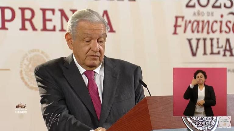 Conferencia de prensa del Presidente de México Andrés Manuel López Obrador.