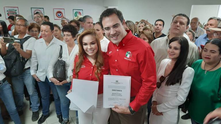 Rocha Moya felicita a Paola Gárate por asumir dirigencia del PRI en Sinaloa