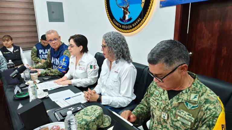 Laura Velázquez Alzúa, Coordinadora Nacional de Protección Civil, advierte que “Simon” solo dejaría lluvias para los próximos días.