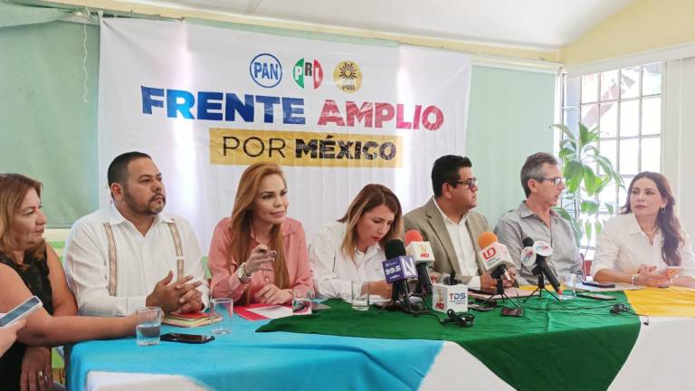 Dirigentes estatales del PRI, PAN y PRD dijeron que las puertas del Frente Amplio por México están abiertas.