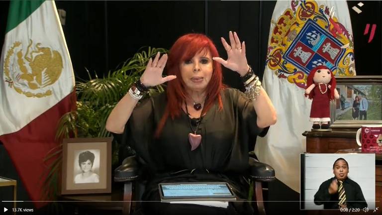 Gobernadora de Campeche Layda Sansores.