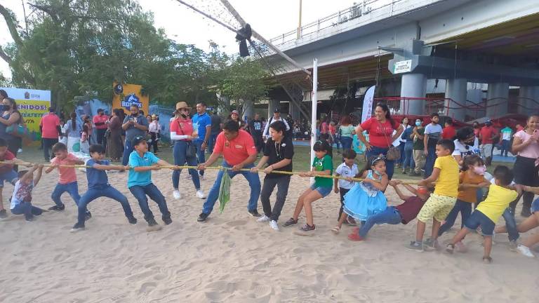 La cuerda fue una de las actividades que se llevó a cabo.