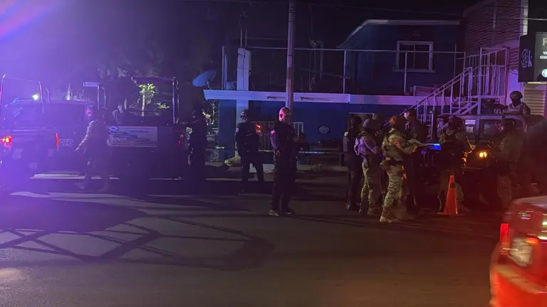 Elementos del Ejército Mexicano acordonaron la zona tras el ataque registrado la tarde de este sábado en la colonia CNOP.
