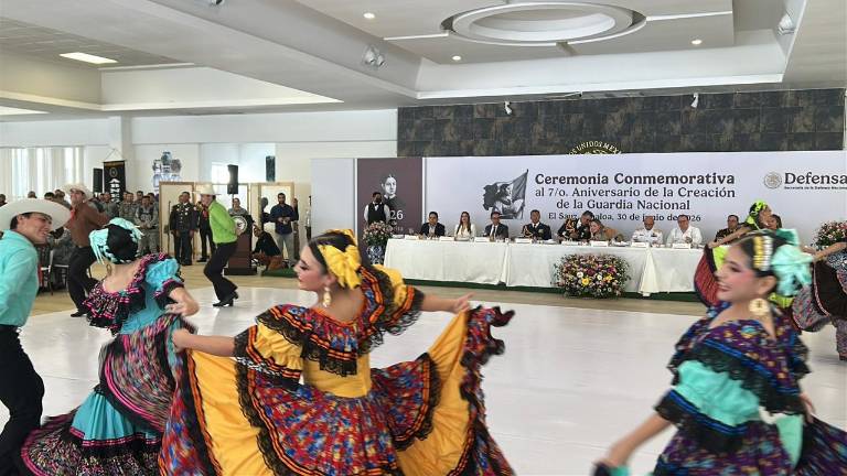 Ceremonia para conmemorar los siete años de creación de la Guardia Nacional en las instalaciones de El Sauz.