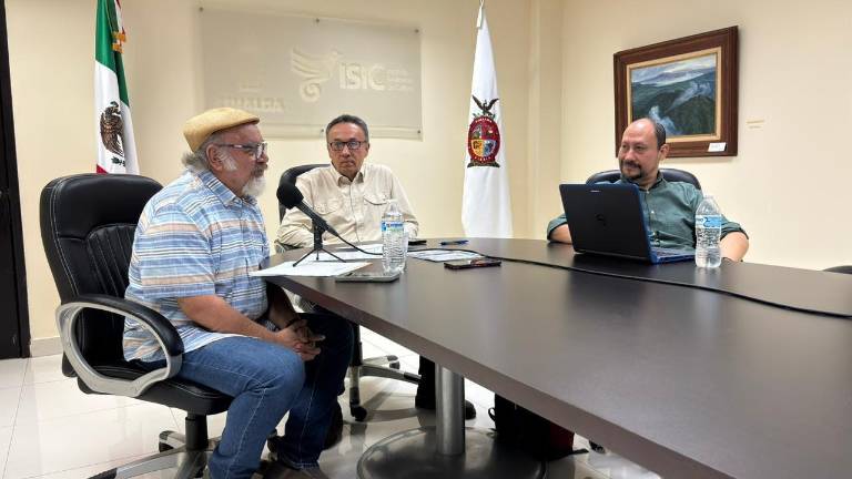 Rodolfo Arriaga, Juan Avilés Ochoa y Alan Mimiaga dan detalles de la Muestra ECINORT.
