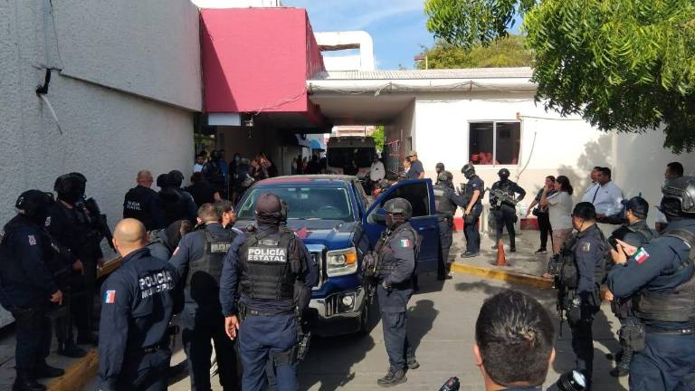 Incidente en la zona de urgencias del Hospital General de Culiacán.