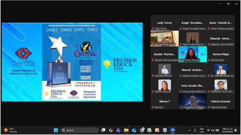 El Club de Ciencia y Tecnología de la UAdeO recibe reconocimientos en los Premios Educa 2026.