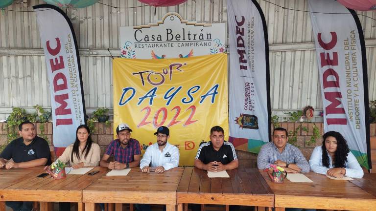 En conferencia de prensa, se dieron los pormenores del Tour Daysa Culiacán 2022.