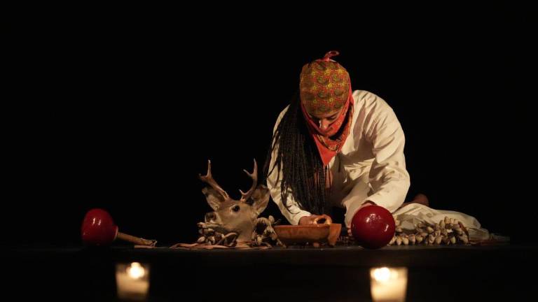 La coreografía Juya Ania (el mundo del monte) fue interpretado por Michelle Félix.