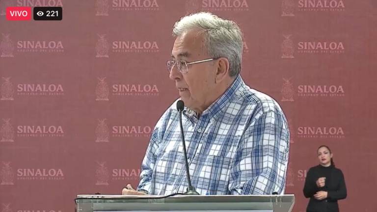 #VIDEO Conferencia del Gobernador de Sinaloa, Rubén Rocha Moya, desde Palacio de Gobierno