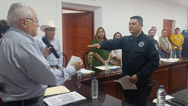 Abel Rosario López Domínguez asume formalmente el cargo de Director de Seguridad Pública y Tránsito Municipal de Escuinapa.