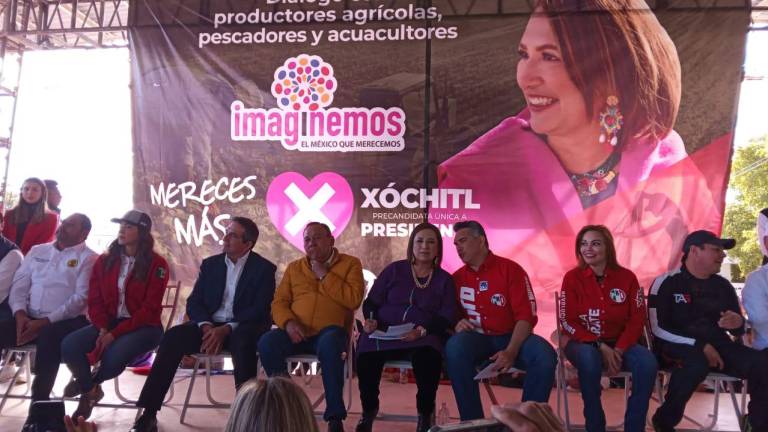 Evento de Xóchitl Gálvez en el norte de Sinaloa, donde se reúne con sectores productivos.
