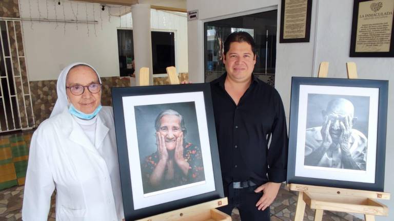 Expondrán retratos artísticos de los abuelitos de Asilo La Inmaculada