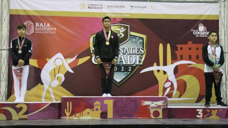 Aarón Ibarra Osuna volvió a subir a lo más alto del podio, tras obtener su segundo oro de los nacionales.