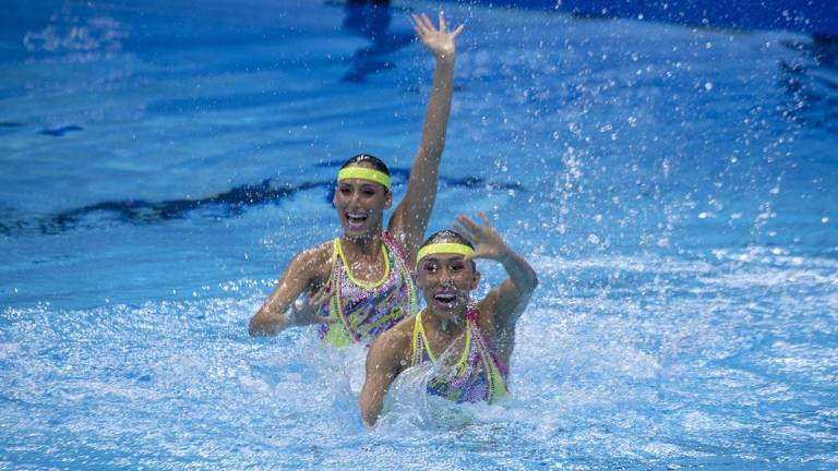 Nuria Diosdado y Joana Jiménez buscarán las preseas en la final de nado sincronizado.