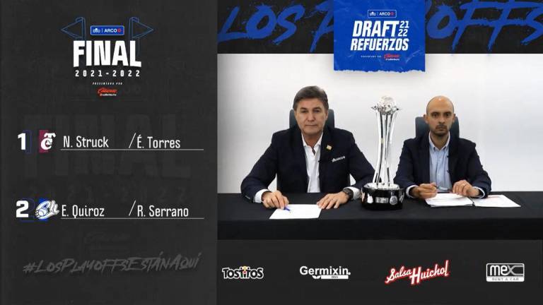 El presidente de la LMP, Omar Canizales Soto, así como el director deportivo del circuito, Christian Veliz, dirigieron el Draft para la Serie Final.