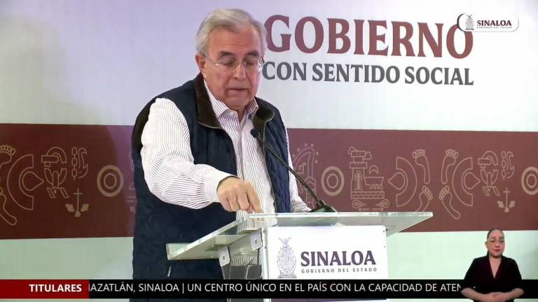 El Gobernador Rubén Rocha Moya prefirió no opinar sobre si considera que el Cártel de Sinaloa ha incurrido en estrategias terroristas.