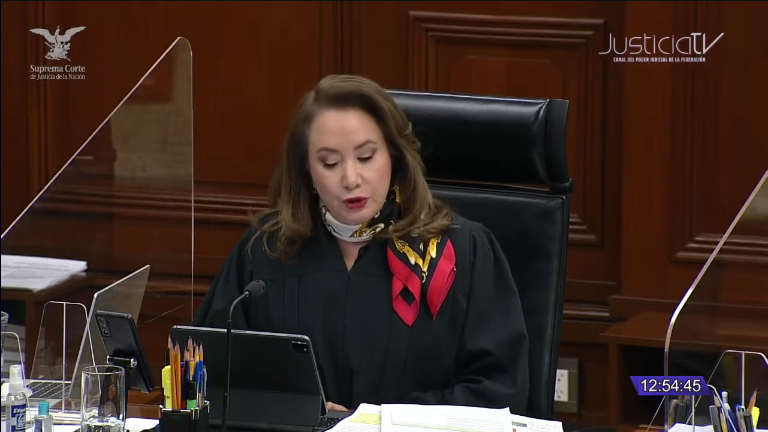 La Ministra Esquivel subrayó que la GN seguía siendo un órgano desconcentrado adscrito a la SSPC y que en nada afectaba que se le pusiera bajo control militar.