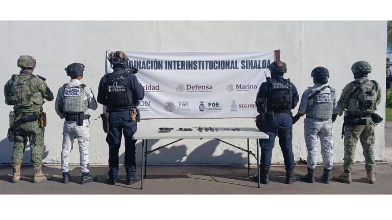 En el operativo se decomisaron armas de fuego y cargadores.