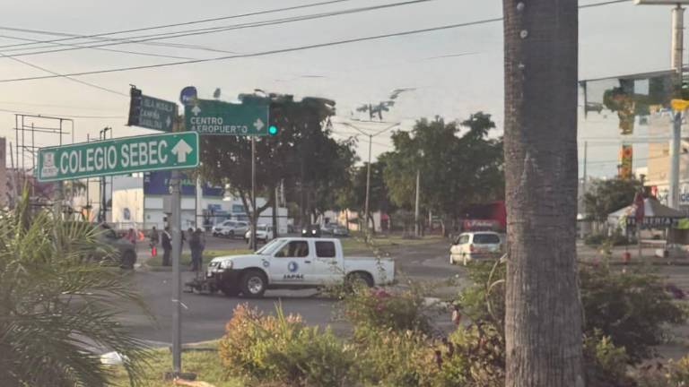 El percance sucedió en el cruce del bulevar Isla Musalá con Gran Avenida Eldorado.