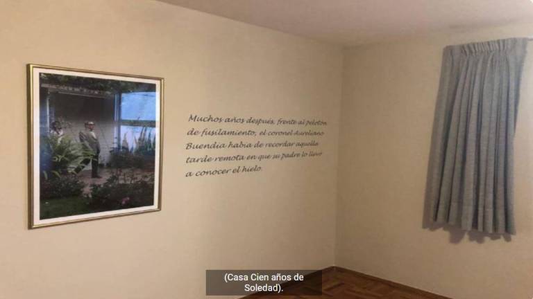 Anuncian residencias literarias en la casa donde García Márquez escribió Cien años de soledad
