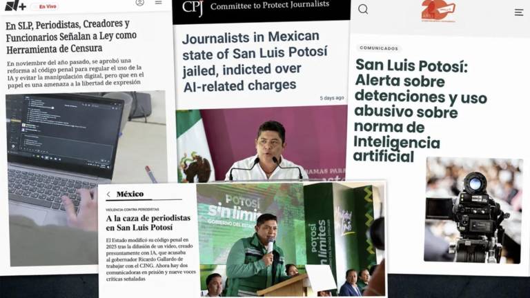 Las carpetas de investigación los acusan de difundir un video generado con IA respecto al presunto vínculo del gobernador del Partido Verde Ecologista de México, Ricardo Gallardo.
