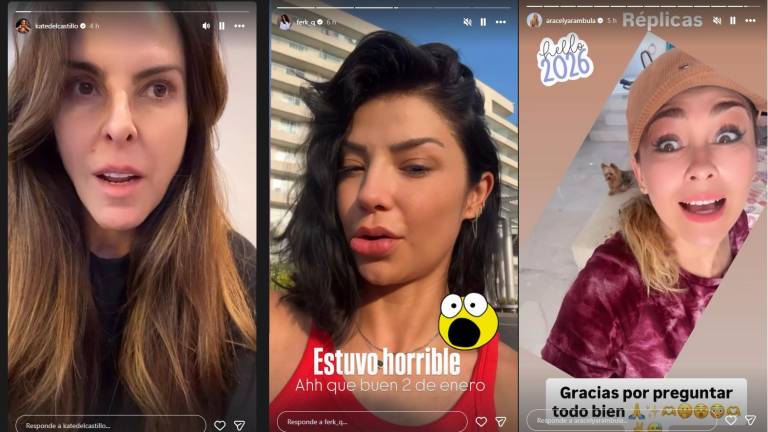 Famosos reportan cómo vivieron el sismo que se sintió este 2 de enero.