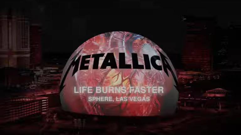 Anuncian la residencia de Metallica en La Esfera de Las Vegas, donde tendrán ocho sorprendentes shows para sus fans.