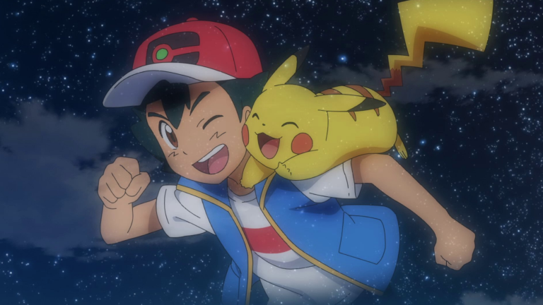 Ash y Pikachu se despiden de Pokémon
