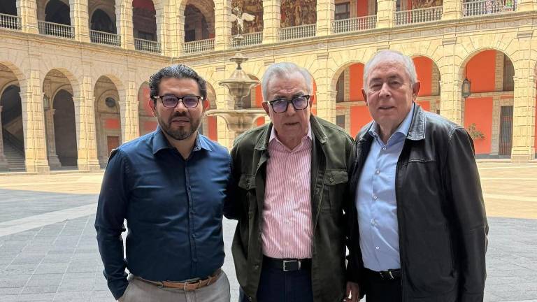 Rocha Moya aborda en Palacio Nacional la comercialización del maíz sinaloense.