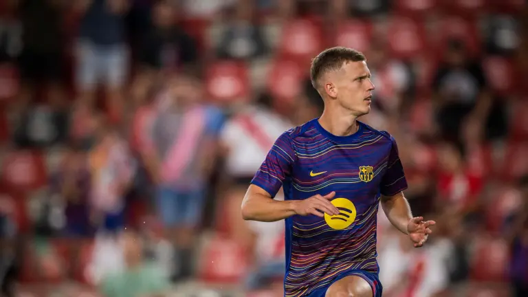 Dani Olmo se lesiona.