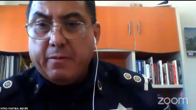 Juan Gabriel Sánchez, en la conferencia Ser Policía.