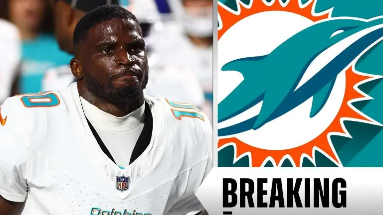 Los Miami Dolphins liberaron a Tyreek Hill, receptor estrella de 31 años, semanas antes de la agencia libre.