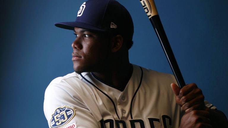 Franchy Cordero, pelotero de Medias Rojas.