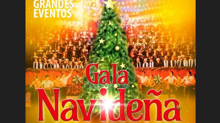El espectáculo Gala Navideña cuenta con alrededor de 250 artistas en escena.
