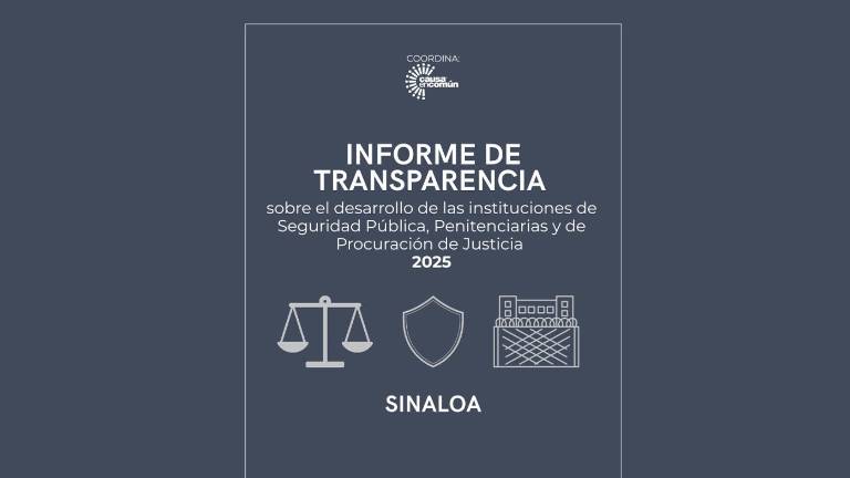 Sinaloa registra calificación de -59 en transparencia en instituciones de seguridad