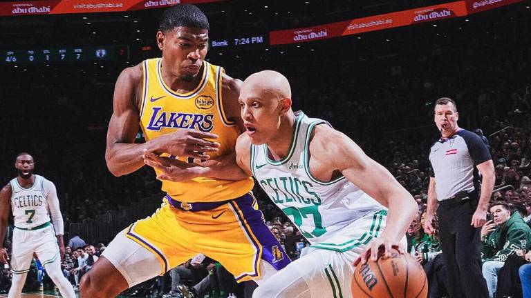 Celtics dominó desde el arranque a Lakers.