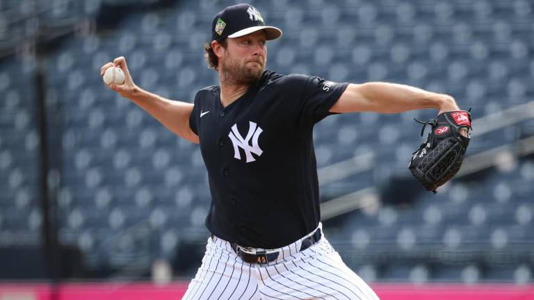 Gerrit Cole lanzará este miércoles por primera vez en la pretemporada con los Yanquis.