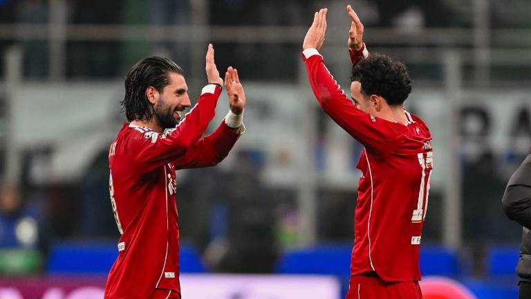 Dominik Szoboszlai fue el autor del solitario gol del Liverpool en Milán.