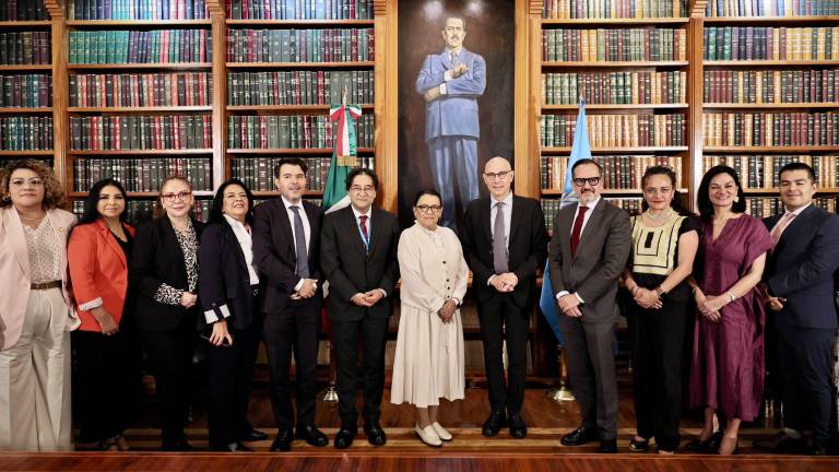 Funcionarios del Gobierno de México se reúnen con el Alto Comisionado para los Derechos Humanos de la ONU, Volker Türk.