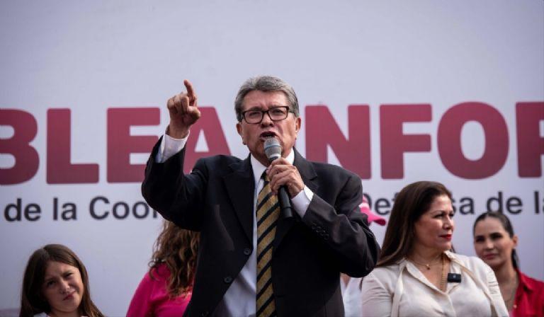 Ricardo Monreal descarta buscar candidatura de Morena al Gobierno de CDMX