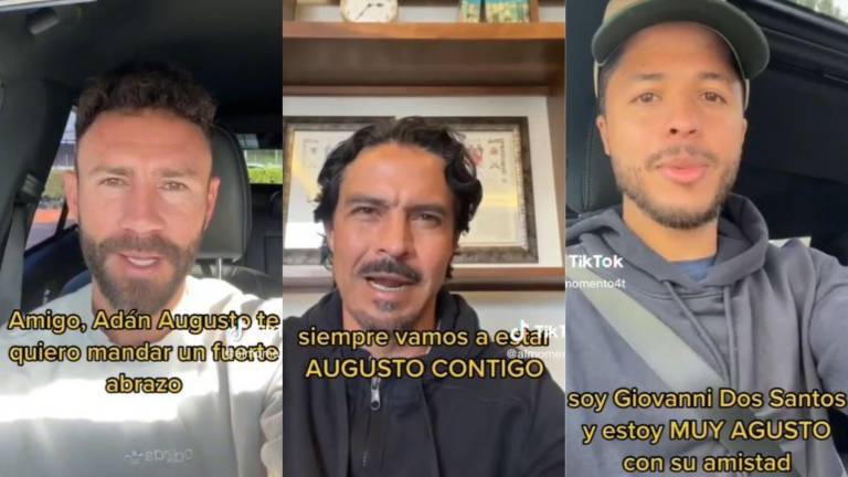Algunos futbolistas simpatizantes a Adán Augusto le realizan promoción en la red social.