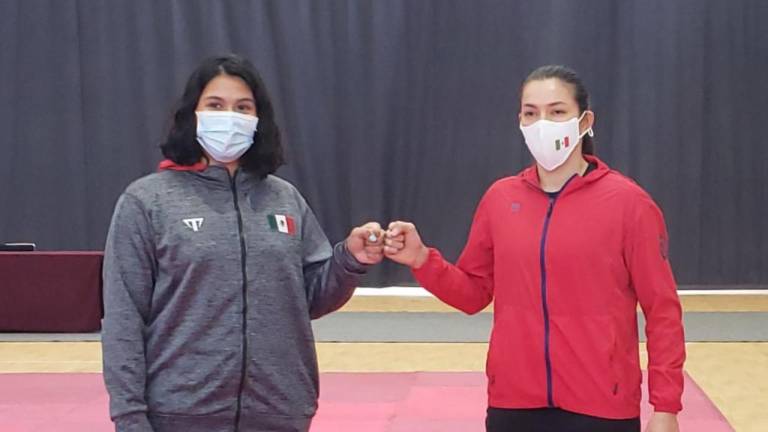 Briseida Acosta y María Espinoza disputarán este sábado un boleto histórico para el taekwondo sinaloense.