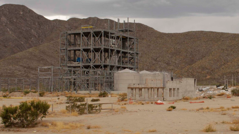 En febrero de 2023 así lucía el terreno en donde se buscaba construir la planta de cianuro.