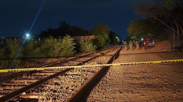 Un hombre originario de Michoacán perdió la vida al ser arrollado por el tren al sur de Culiacán.
