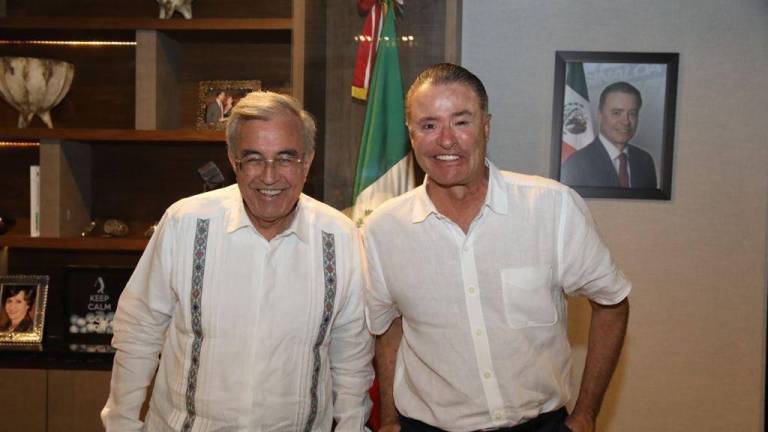 Rubén Rocha Moya y Quirino Ordaz Coppel.