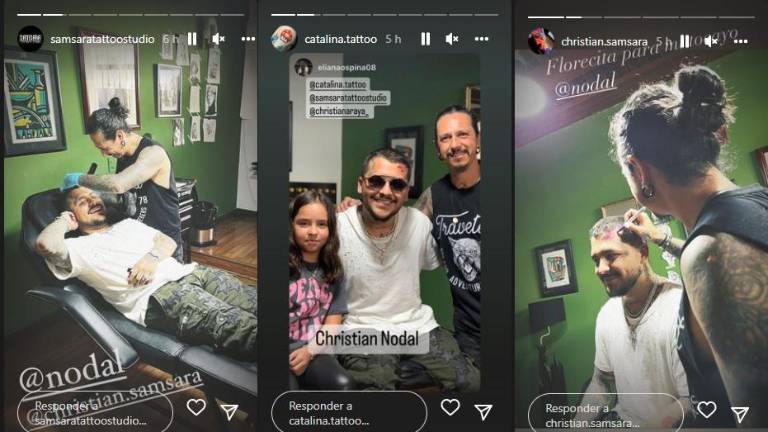 Christian Nodal se quitó el tatuaje de Utopía.
