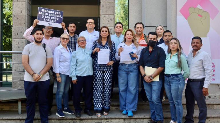 La dirigencia del PAN en Sinaloa llama al IEES a resolver denuncia contra la Senadora Imelda Castro Castro.