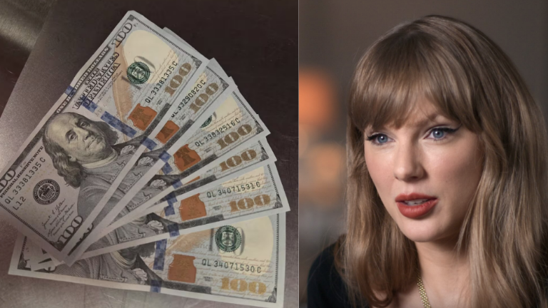 Taylor da muestra una vez más de su generosidad.