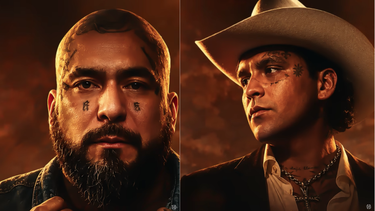 Dharius y Christian Nodal.